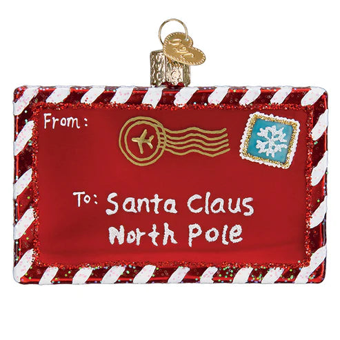 Old World Christmas - Letter To Santa Ornament